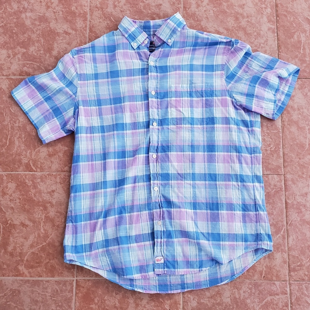 Vineyard Vines Classic Fit Murray Shirt Size Large